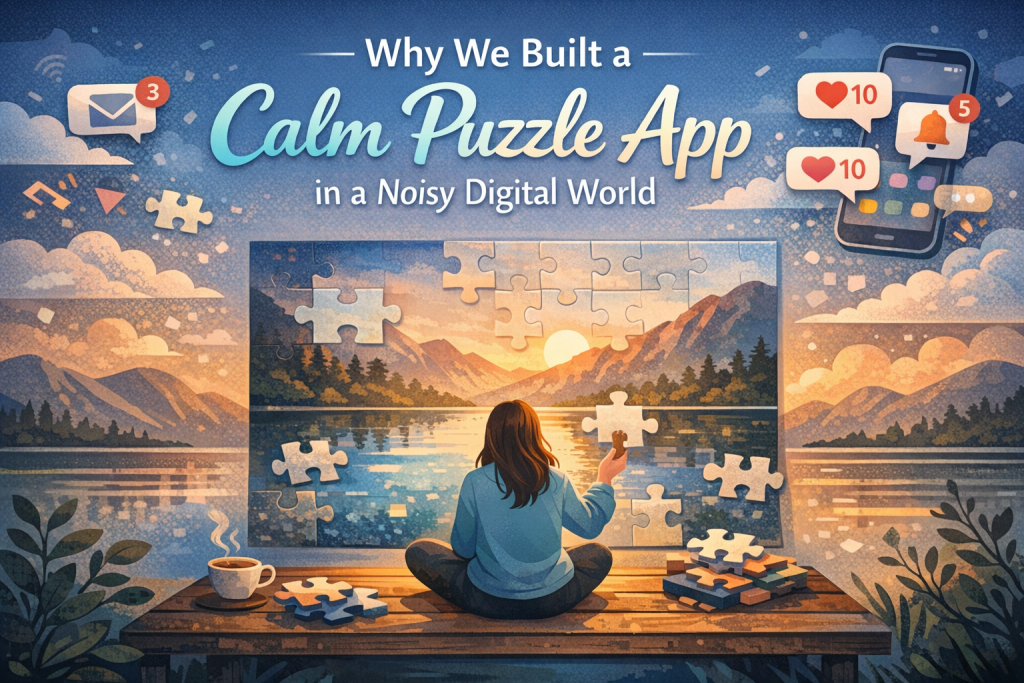 Why We Built a Calm Puzzle App in a Noisy Digital World ChatGPT Image Feb 14 2026 08 59 50 AM