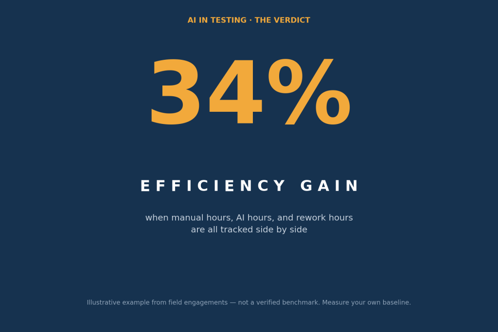 AI in Testing: 5 Proven Metrics for Real ROI Efficiency of AI Testing