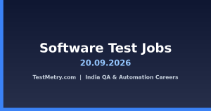 Software Testing Jobs - 09/20/2026
