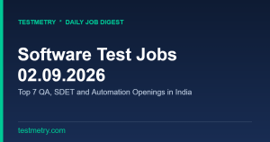 Software Testing Jobs - 09/02/2026