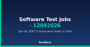 Software Testing Jobs - 09/12/2026