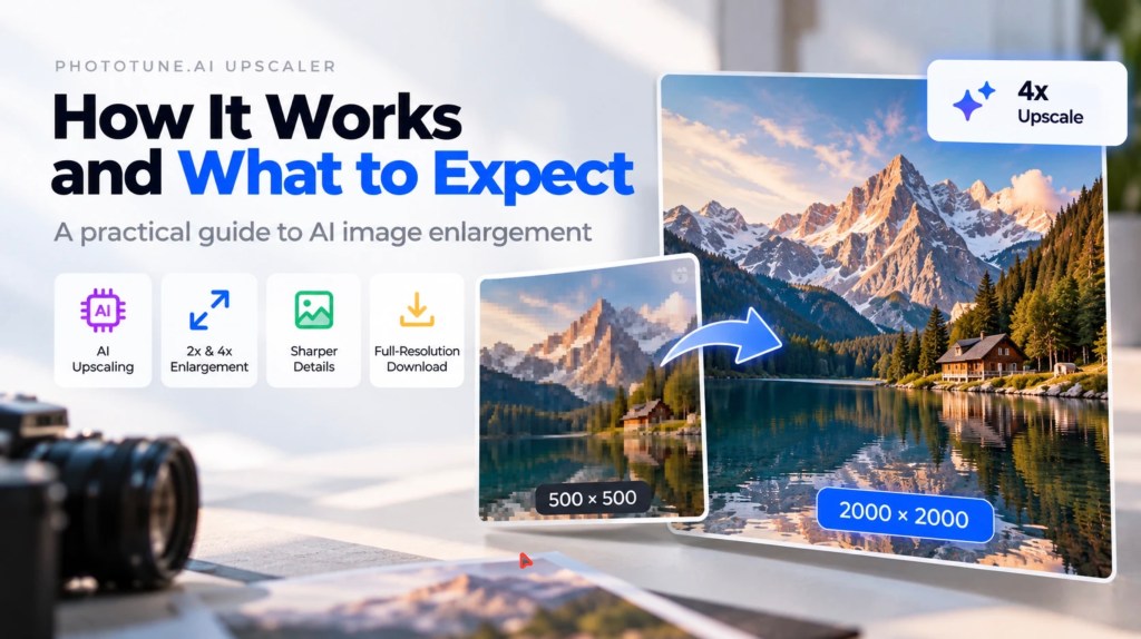 Phototune.ai Upscaler: How It Works and What to Expect Phototune.ai Upscaler