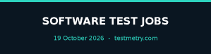 Software Testing Jobs - 10/19/2026